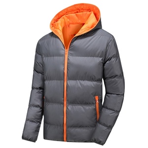 2025 Custom Winter Hood Puffer Jackets for Men Wholesale Outdoor Warm <b>Bubble</b> <b>Coat</b> Clothing with Stand Collar Pattern Decoration - Product Image 4
