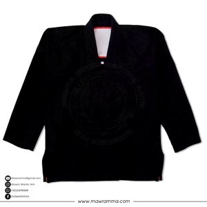 ชุดยิวยิตสู BJJ ผ้าเพิร์ลวีฟ 350gsm ผ้าฝ้าย 100% ปักโลโก้ตามสั่ง น้ำหนักเบา ยี่ห้อ Mawra Mma - Product Image 4
