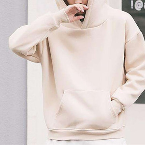 Custom Heavyweight Oversized Hoodie 100% Cotton Fleece Pullover Men Hip Hop <b>Blank</b> Hoodie OEM Manufacturer - Product Image 3