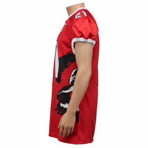 Maillots de football américain personnalisés avec nom et numéro, uniformes d'équipe, style professionnel, respirants, avec broderie en twill. - Product Image 4