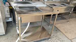 อ่างล้างจานสแตนเลส 304 แบบอ่างเดี่ยวสำหรับครัวเชิงพาณิชย์ พร้อมขาตั้ง - Product Image 5