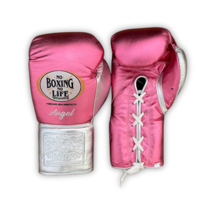 Guantes de Boxeo GYMSTERO Personalizados de Cuero Vacuno Genuino de Alta Calidad, con Correa de Muñeca Ajustable con Cierre de Velcro, 8oz-18oz - Product Image 1