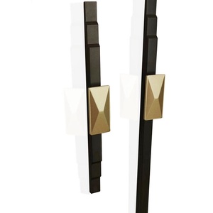 <b>Knob</b> With Boll & Rectangle Brush Brass Customizable With Passage Privacy Bar drawer <b>knobs</b> with metal - Product Image 1