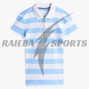 Chemises Polo Décontractées Premium pour Femmes 2026 – Design Rayé 100% Coton Biologique – Tendance et Élégantes – Meilleures Ventes – Personnalisables – Faible MOQ - Product Image 6