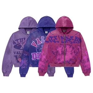 bapehoodies custom <b>Zipper</b> <b>Hoodie</b> Unisex Winter Eco-Friendly Polyester/Cotton Acid Wash Custom Logo Streetwear Vintage <b>Hoodie</b> - Product Image 5