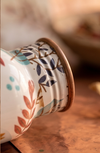 High Quality <b>Metal</b> <b>Water</b> <b>Bottle</b> Lemon Juice Drinking Energy Storage Health Benefits Flower Printed Design Copper <b>Bottle</b> Flasks - Product Image 6