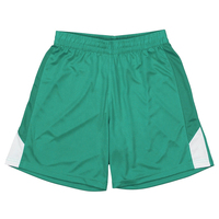 Pantalones Cortos Deportivos Casuales de Verano para Fútbol, Cintura Alta Elástica, 100% Poliéster Ecológico de Secado Rápido, Tallas Grandes