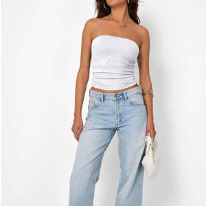 Top Tubo sin Tirantes para Mujer, Verano, Casual, para Fiesta, Ropa de Club, Estilo Moderno, Top Tubo sin Tirantes para Mujer, Tendencia de Verano - Product Image 5