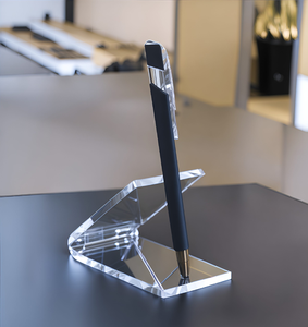 Clear Acrylic Pen Stand Best Prices Desk Accessory Organizer Concept Concept Pen <b>Brush</b> Holder Display Rack - Product Image 2