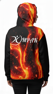 Sweat à capuche unisexe décontracté et surdimensionné de qualité supérieure pour l'hiver, avec broderie et impression par sublimation intégrale, idéal pour les collections streetwear - Product Image 3