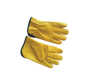 EN420 Certified Leather Driver Safety Gloves Elastic Wristlet Durable Abrasion Resistant <b>Fire</b> Proof Anti-Impact Level 3 10 Inch - Product Image 6