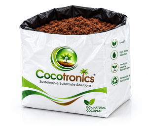 Sacs de culture / Plaques de fibre de coco Cocotronics Granulés de coco 100% naturels à haute capacité d'absorption d'eau Substrat de culture pour plantes - Product Image 1