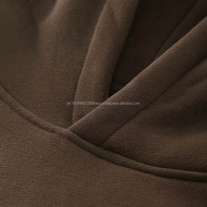   Sweat-shirt à capuche unisexe en coton multicolore 400g, motif uni, collection Automne Hiver 2026 - Product Image 3