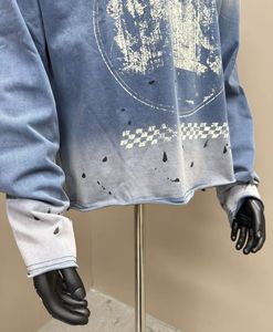 เสื้อยืดคอกลมผู้ชาย ผ้าฝ้าย 100% 240 GSM แขนยาว ทรงหลวม สไตล์วินเทจ พร้อมคุณภาพการพิมพ์แบบซันเฟดและสกรีน - Product Image 5