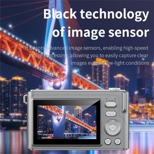 Nouvel appareil photo numérique 5K ultra-clair et économique avec zoom optique 5x, stabilisation d'image CMOS 64MP pour la photographie de vlog et vidéo Full HD - Product Image 4