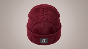 Custom Embroidered 3D Rib Knit 100% Acrylic Adjustable Beanie <b>Hat</b> <b>Winter</b> Warm Cuffed with Woven Logo for Men & Women - Product Image 5