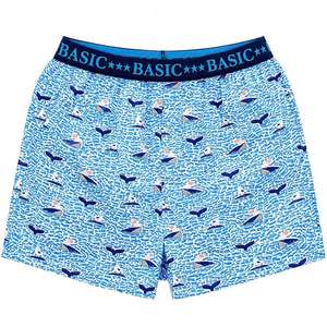 Sous-vêtements pour hommes, lot de 3 boxers mi-hauts en coton, imprimé floral, respirants, pour adultes - Product Image 2