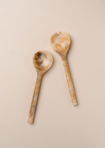 Cuchara y Tenedor de Resina Hechos a Mano de Buena Calidad, con Acabado Espejo, Ecológicos, para Servir en Fiestas y Cocina, Personalizables - Product Image 4