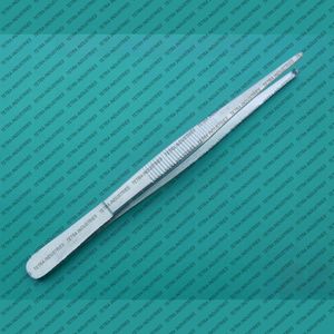 Pinces chirurgicales à tissus, 8 pouces, à 2 dents, à pointe dentée, en acier inoxydable allemand, certifiées CE - Product Image 1