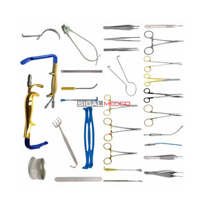 Juego de Instrumentos para Aumento de Senos, Acero Inoxidable, Retractor Quirúrgico de Fibra Óptica, Tijeras, Cirugía Plástica Profesional - Product Image 4