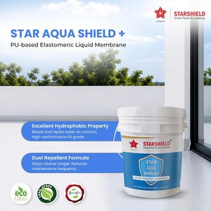 Star Aqua Shield Plus Heat Proof Waterproof Roof Coating for Metal Concrete Terrace and Commercial Buildings - Product Image 3