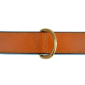 Collar de Cuero para Perro de Primera Calidad, Marca Privada, Ajustable, Lujoso, Duradero, con Patrón Sólido, Simple y Moderno, Collar de Cuero Genuino para Perro - Product Image 5