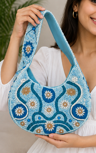 Borse Tote Artigianali Premium con Perline e Cerniera, Lavorazione Superiore, Colore Personalizzabile per Grossisti, Rivenditori, Importatori - Product Image 2