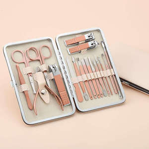 Ensemble de manucure et pédicure multifonction portable de luxe en acier inoxydable, 18 pièces, par ANAAIF ENTERPRISES - Product Image 6