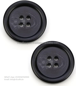 Botones personalizados logotipo marca resina floral patrón chaqueta abrigo trajes botón 4 agujeros resina plástica botones para ropa por rfcrafts - Product Image 1