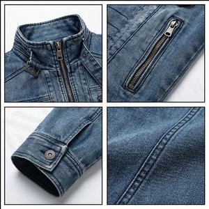 2025 nouvelle mode Street Wear Style hommes Denim veste sur mesure de haute qualité respirant avant Logo hiver pour hommes - Product Image 4