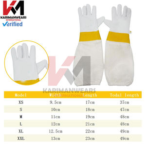 Guantes de Apicultura de Calidad de Exportación, Guantes de Protección Extra Largos Resistentes a Picaduras para Uso Profesional en Apicultura y Comercial - Product Image 2