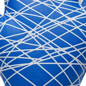 Gants de gardien de but de football personnalisables Jaune Bleu PU Antidérapant Respirant Sangle de poignet réglable Unisexe - Product Image 4
