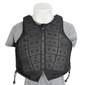 Gilet de sécurité équestre haut de gamme pour l'équitation, veste de concours, protections corporelles en Spandex/Polyester, séchage rapide, respirant, personnalisable - Product Image 6