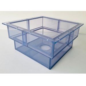 Réservoirs de stockage en PVC transparent sur mesure, résistants aux produits chimiques, à l'eau, à l'huile et au carburant, garantie 1 an, fabriqués au Vietnam. - Product Image 1