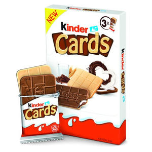Venta al por mayor al mejor precio de galletas Kinder Cards, galletas Kinder Cards con crema de chocolate con leche - Product Image 5