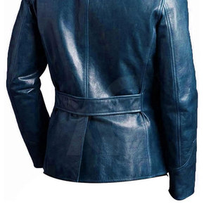 Chaqueta de invierno de cuero genuino de alta calidad para hombre que ofrece comodidad, calidez y un atractivo de moda atemporal. - Product Image 3