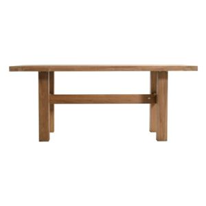 Solid <b>Wood</b> Rectangular <b>Dining</b> <b>Table</b> Eco-Friendly Waterproof <b>Rustic</b> Modern Design Stable Home Furniture 4 Seater Outdoor Indoor - Product Image 2
