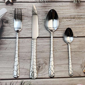 Juego de Cubiertos Profesionales de Acero Inoxidable para Buffet |   Cubiertos Pulidos Resistentes para Hoteles, Restaurantes y Servicios de Catering - Product Image 1