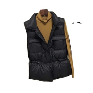 Chalecos blancos para mujer, abrigo cortavientos, Chaleco de Invierno para mujer, Chaleco corto sin mangas, chaqueta, chaleco ligero para calentar el cuerpo - Product Image 1