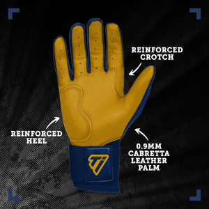 Gants de frappe de baseball de haute qualité, design en cuir souple inspiré de Bruce Bolt, pour un contrôle maximal du bâton. - Product Image 3