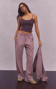 Conjunto Deportivo de Dos Piezas para Mujer, Chaqueta con Cierre y Pantalones Jogger, Ropa Casual para Estar en Casa, Conjunto Cómodo a Juego, Color Sólido - Product Image 4