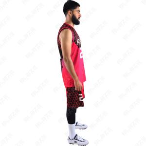 Short de basket-ball d'été Bsci personnalisé de haute qualité OEM Maillot de basket-ball unisexe grande taille pour adulte - Product Image 3
