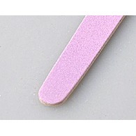 Lima de uñas coreana de madera, grano 80/100, forma de lágrima estrecha, logotipo personalizado OEM para venta al por mayor en salones de belleza - Product Image 2