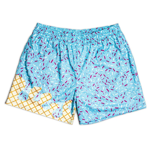Shorts de Playa para Hombre con Estampado de Flores, Cintura Elástica, Secado Rápido, Tejido de Poliéster - Product Image 5