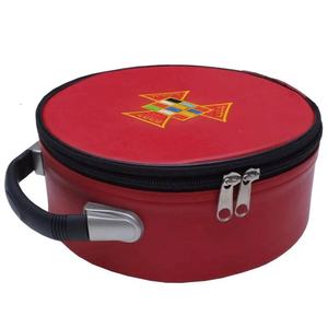 Étui professionnel en cuir véritable pour fez maçonnique – Sac de protection décontracté et fin pour insignes maçonniques, anti-odeur – Porte-Fez pour Maître Maçon - Product Image 1