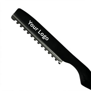 Custom Logo Stainless Steel Texture Styling Razor Light Weight Smooth Work | Hair Thinning & Texturizing Tool - Product Image 3