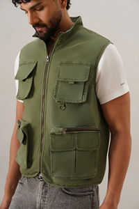 Veste de sécurité haute visibilité pour homme, certifiée CE, en polyester orange/bleu marine, imperméable, réfléchissante, pour l'exploitation minière, collection automne – Offre spéciale - Product Image 2