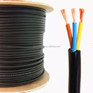 Low Voltage 3/4 Cores AC Power black Cable <b>Electrical</b> <b>Wires</b> Copper Conductor Insulated Power Cable <b>Wire</b> - Product Image 1
