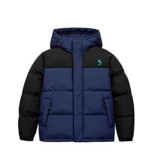 Doudoune personnalisée pour homme, nouvelle collection hiver, lumineuse, style décontracté, avec fibre optique intégrée - Product Image 1