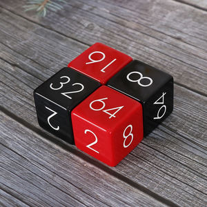 Dés de Backgammon en Résine Effet Nacre Haute Brillance, Design Moderne, Cube de Multiplication AL MALIK CRAFT - Product Image 3
